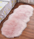 Alfombra pequeña (50x80cm) pelo rosa estetica
